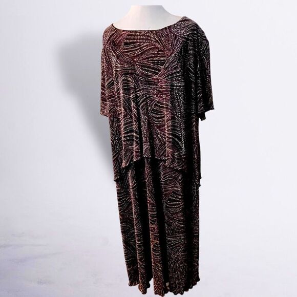 CONNECTED MAXI WOMENS DRESS, Sz 18W - Picture 6 of 10